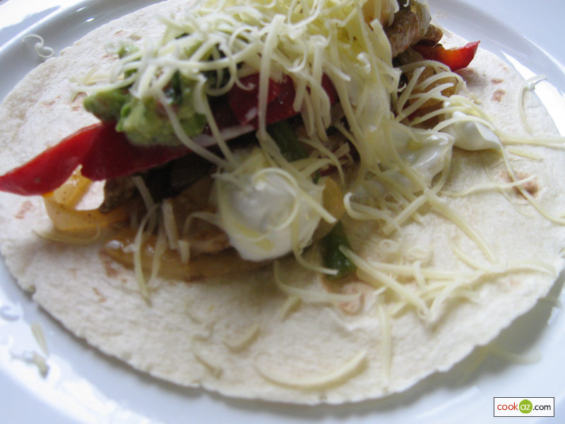 Chicken fajitas