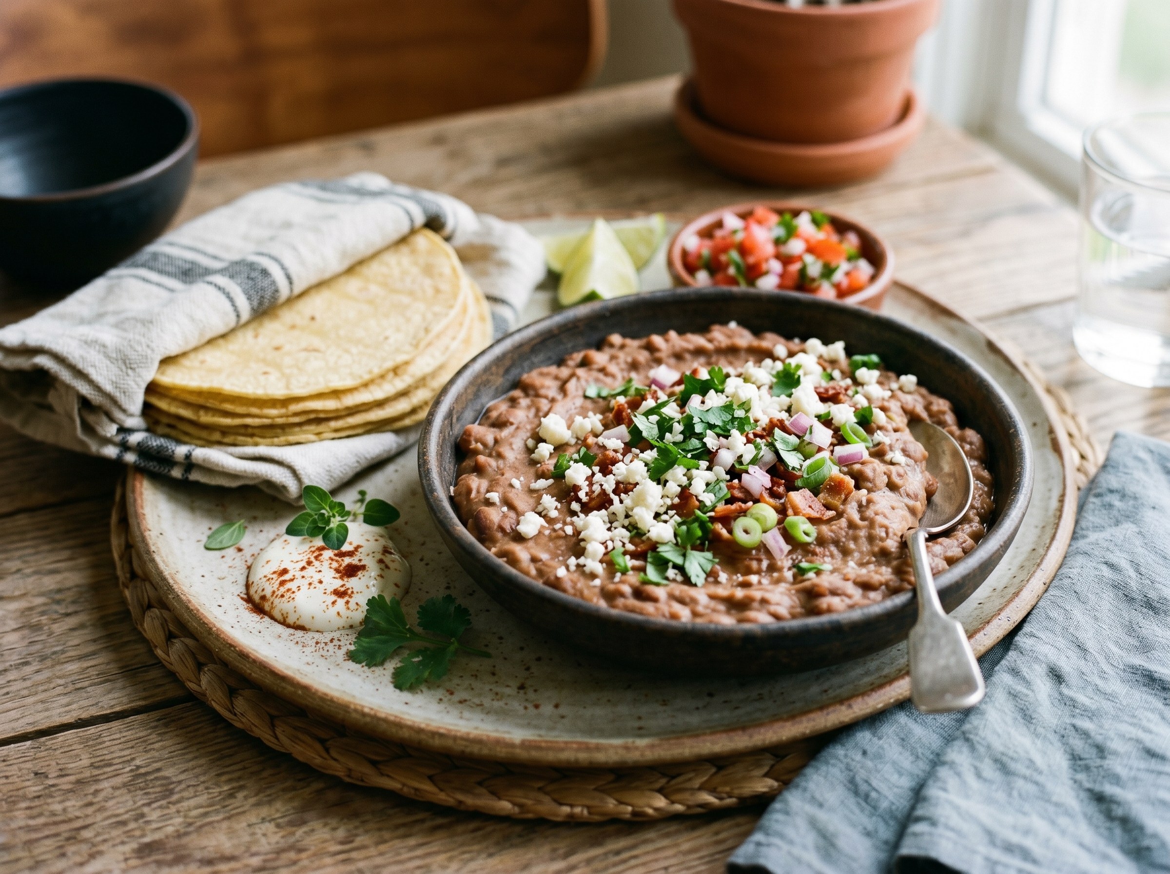 Refried beans