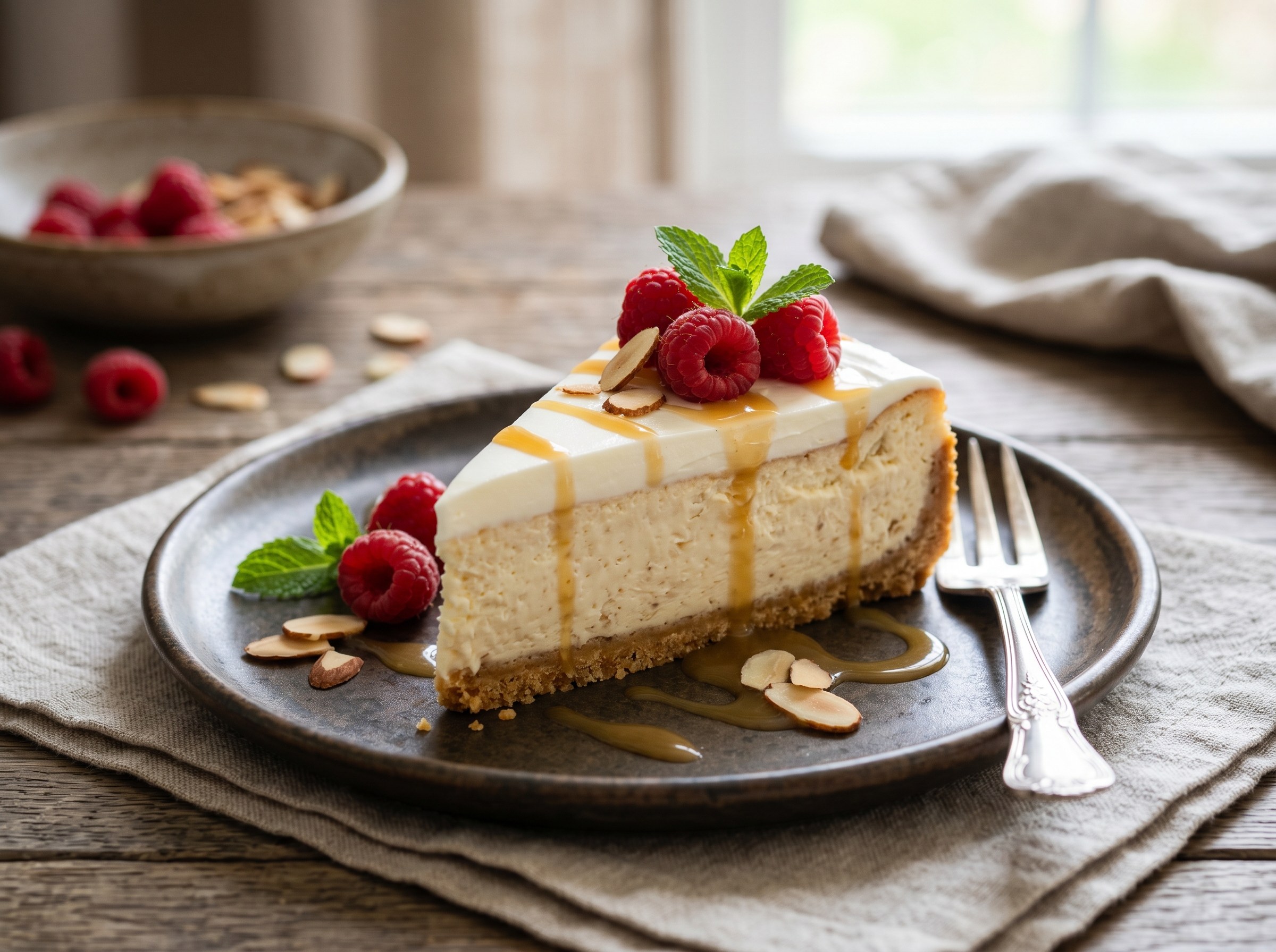 Amaretto cheesecake