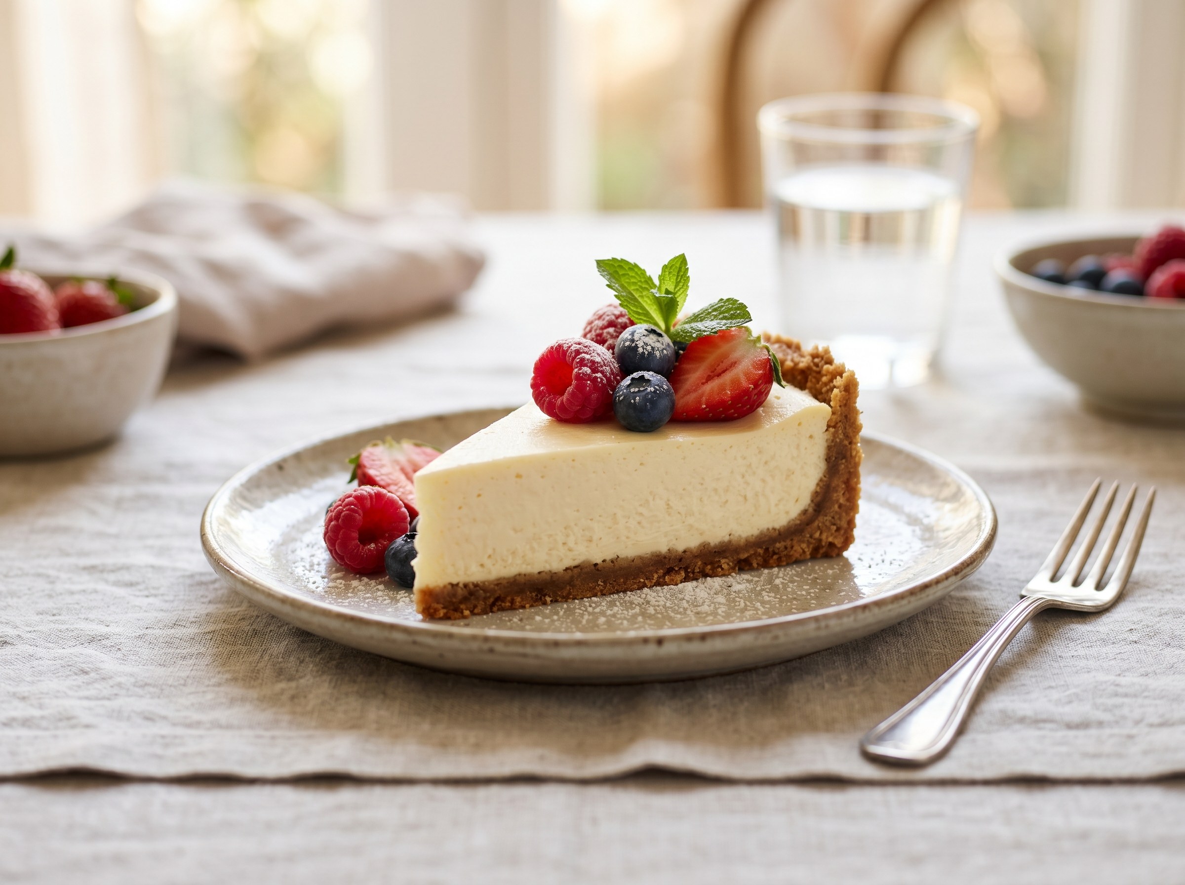 Fast cheesecake