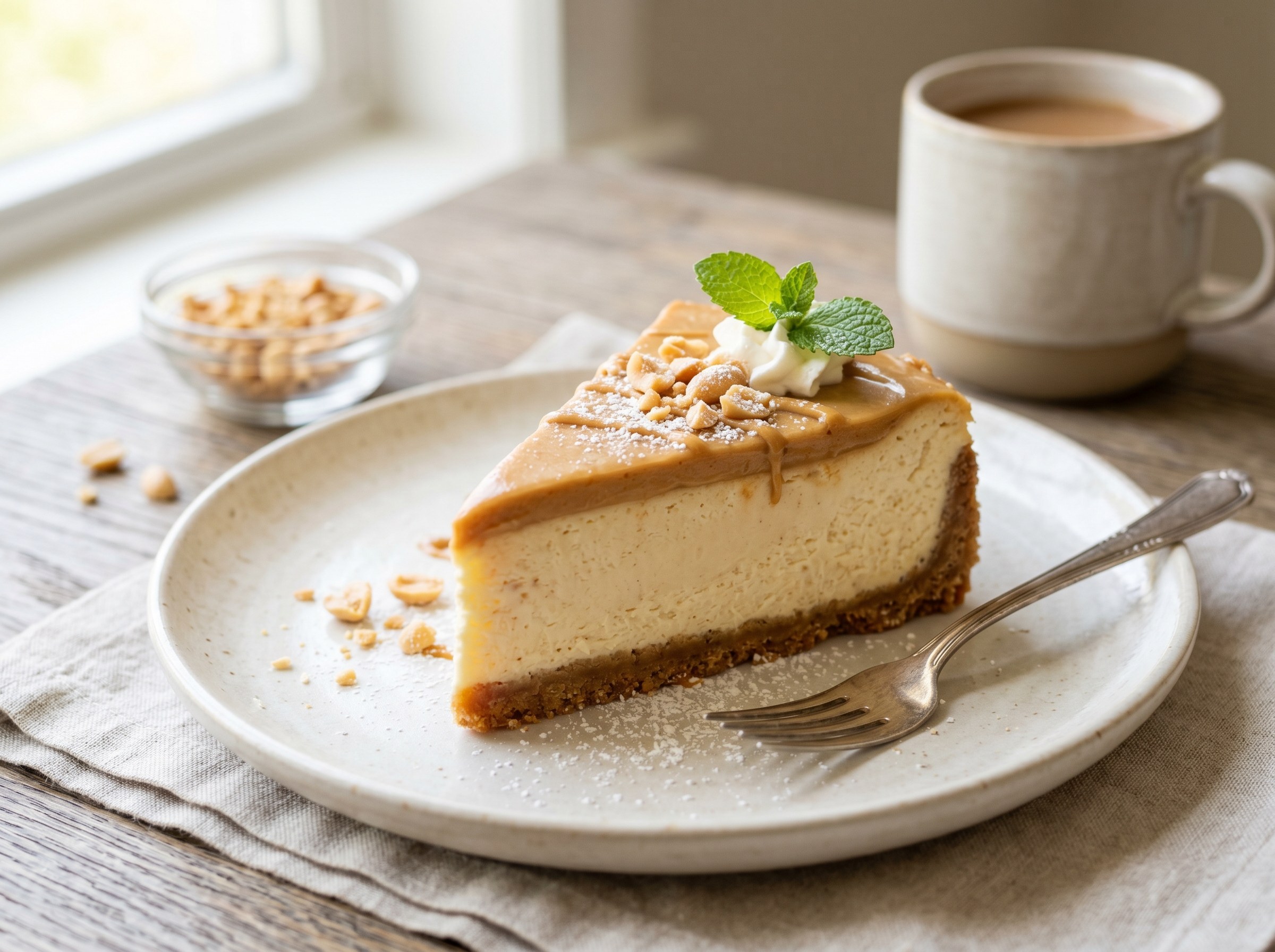 Peanut butter cheesecake