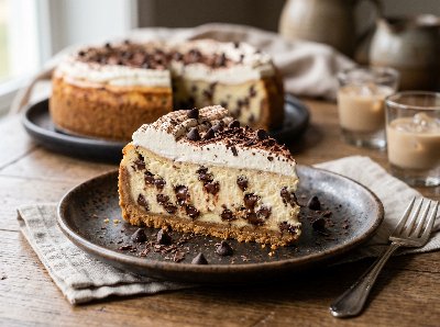 Chocolate chip cheesecake