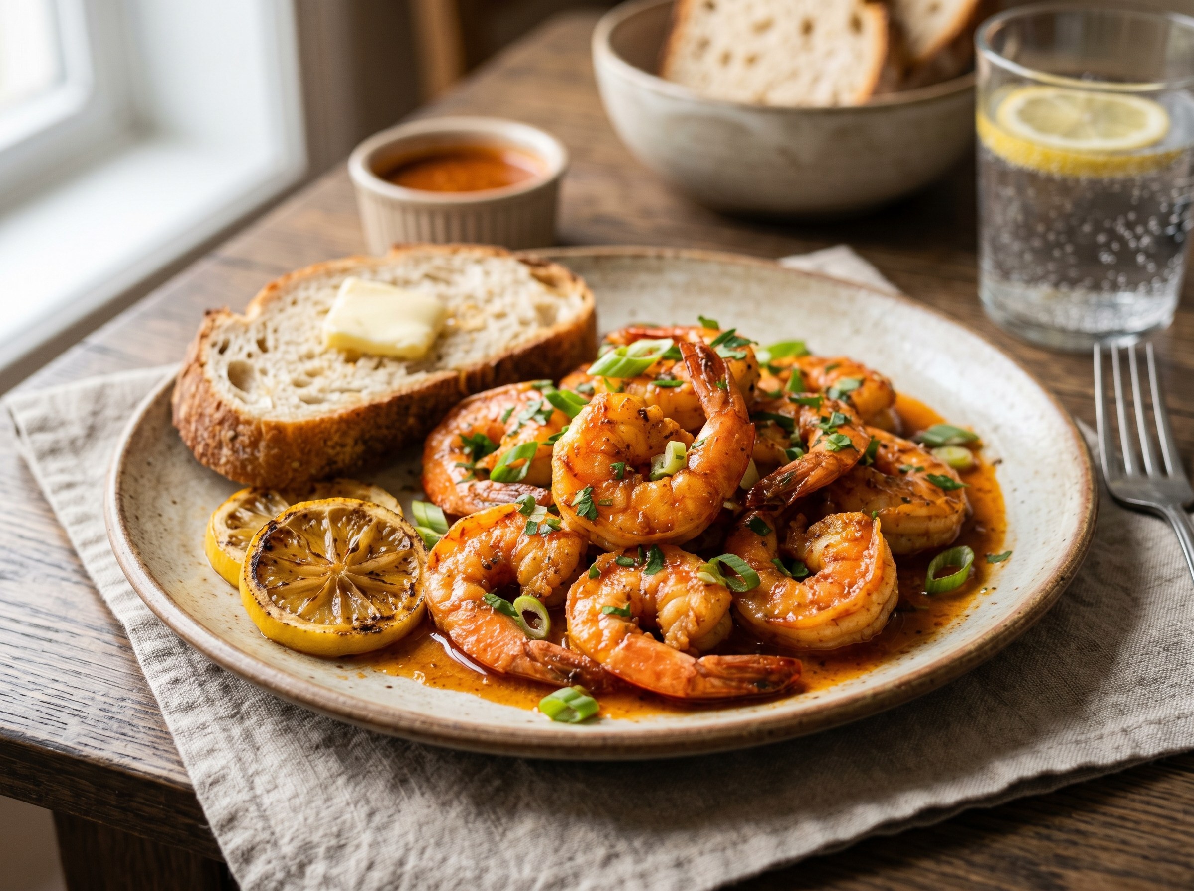 Red lobster style Cajun shrimp