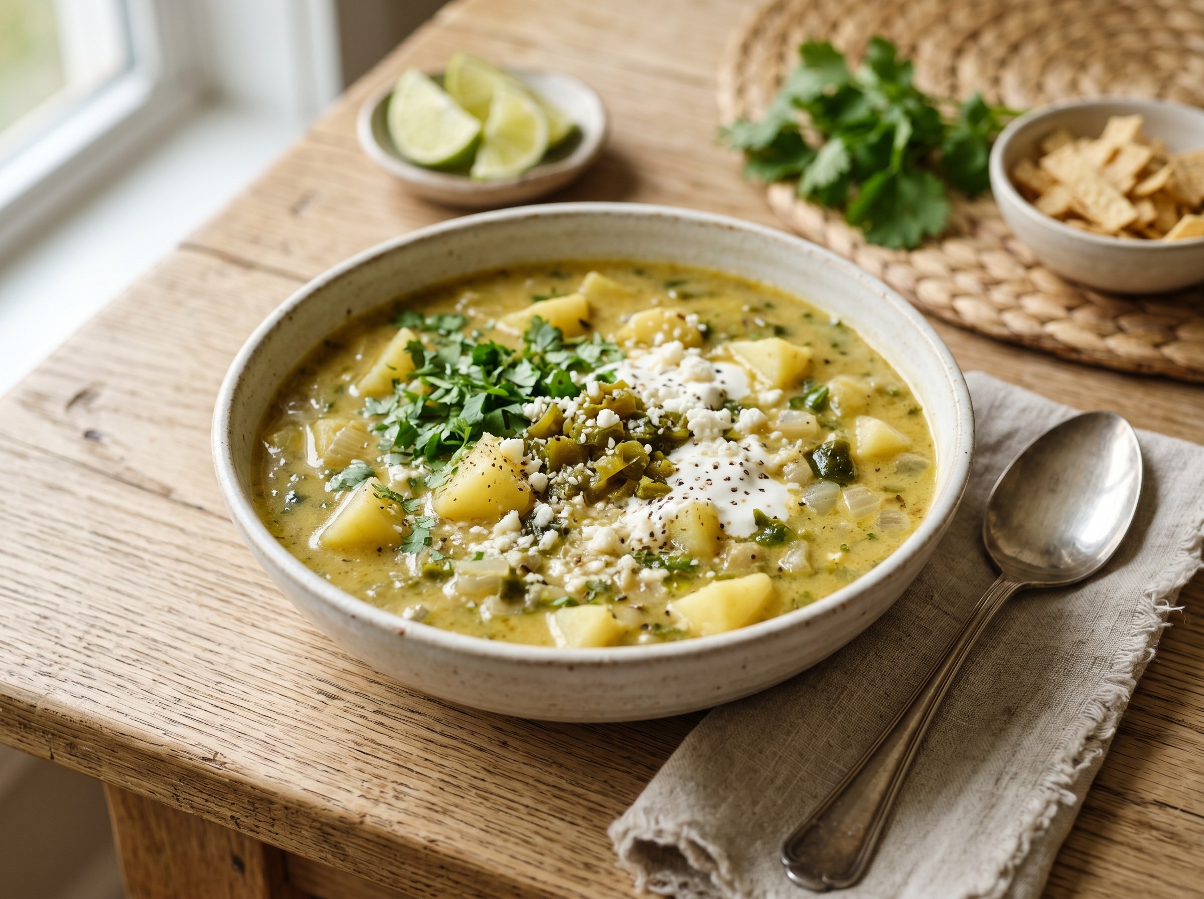 Green chile chowder