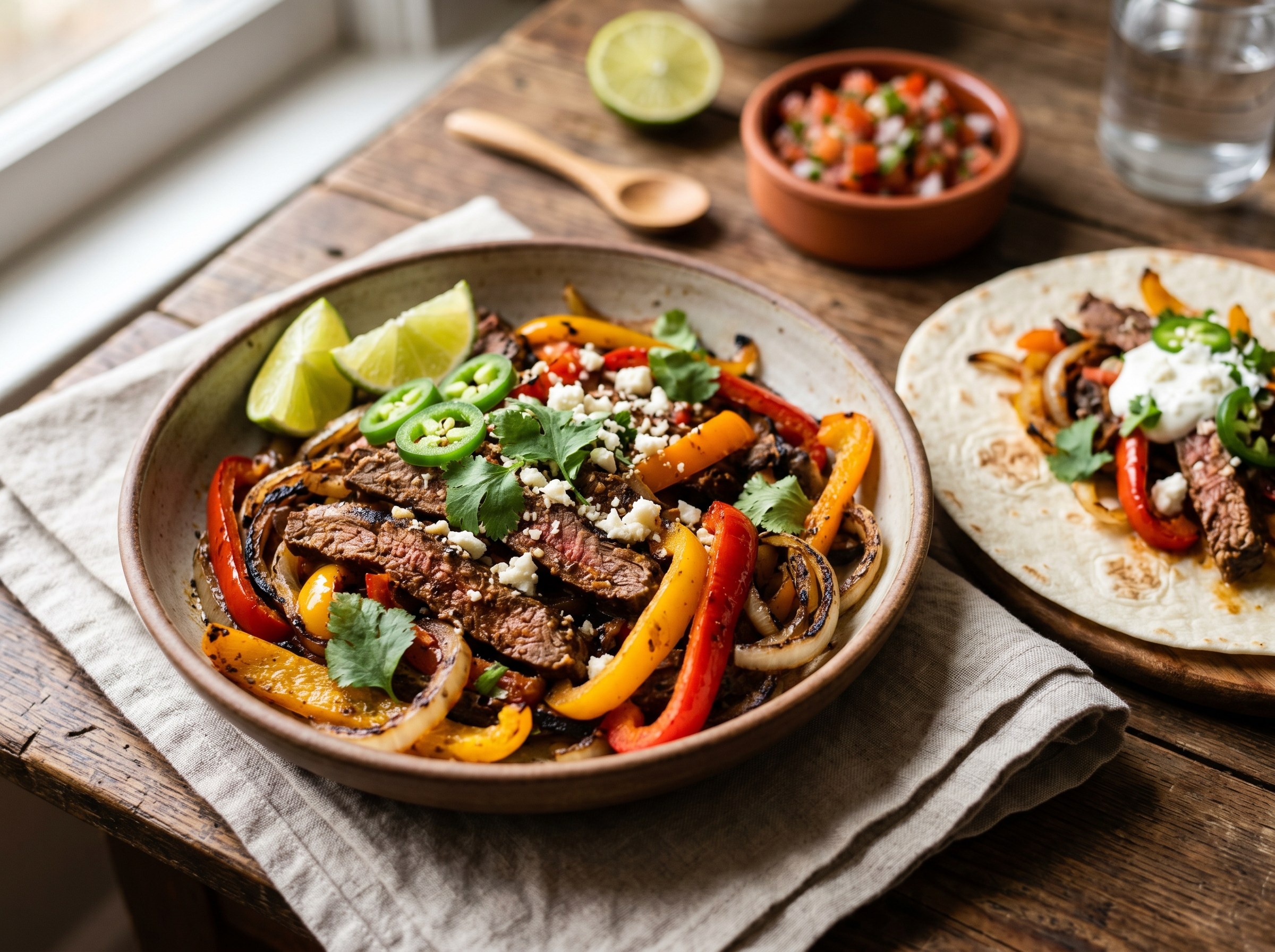 Homemade fajitas seasoning