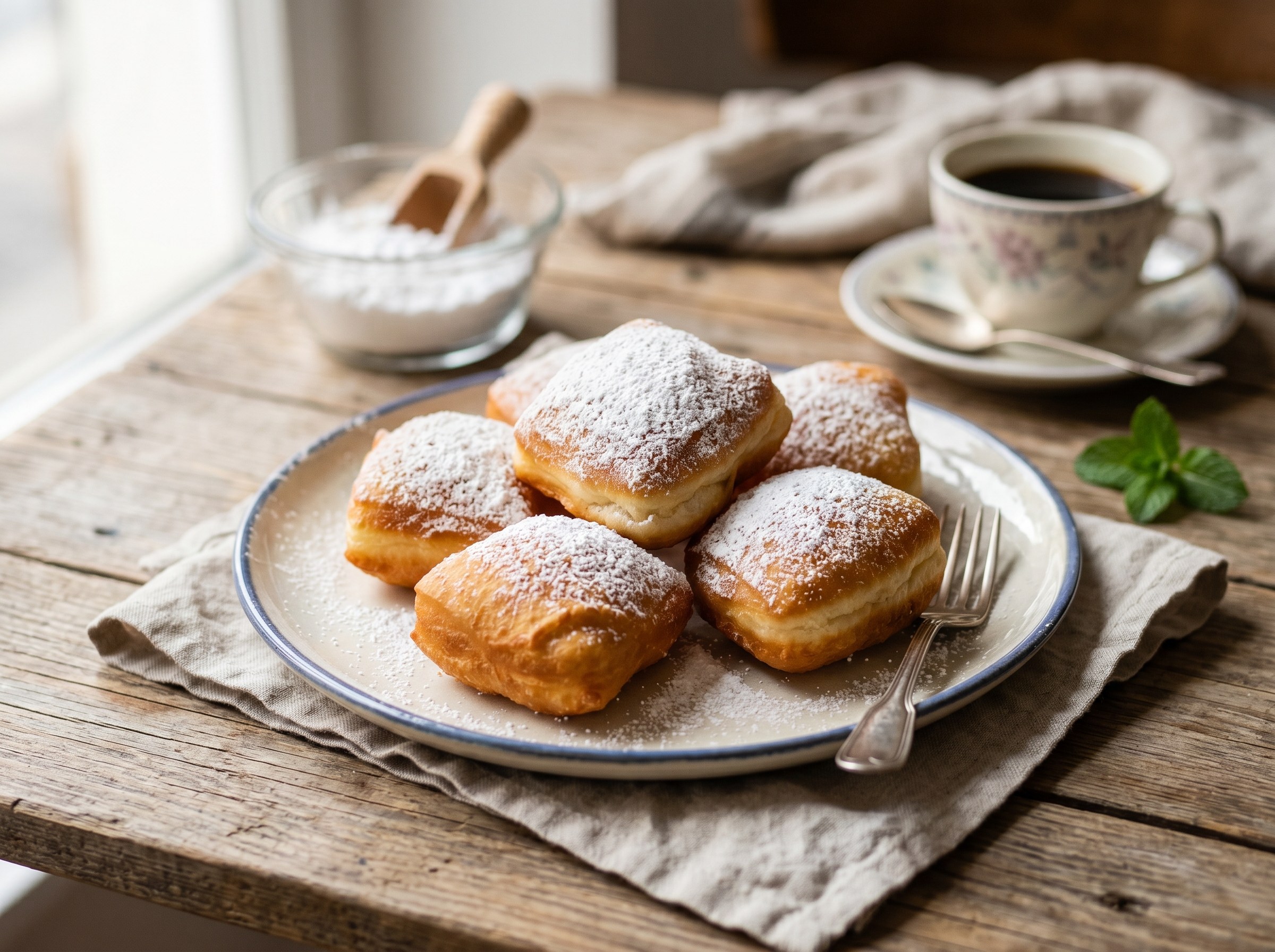 French market doughnuts (beignets)