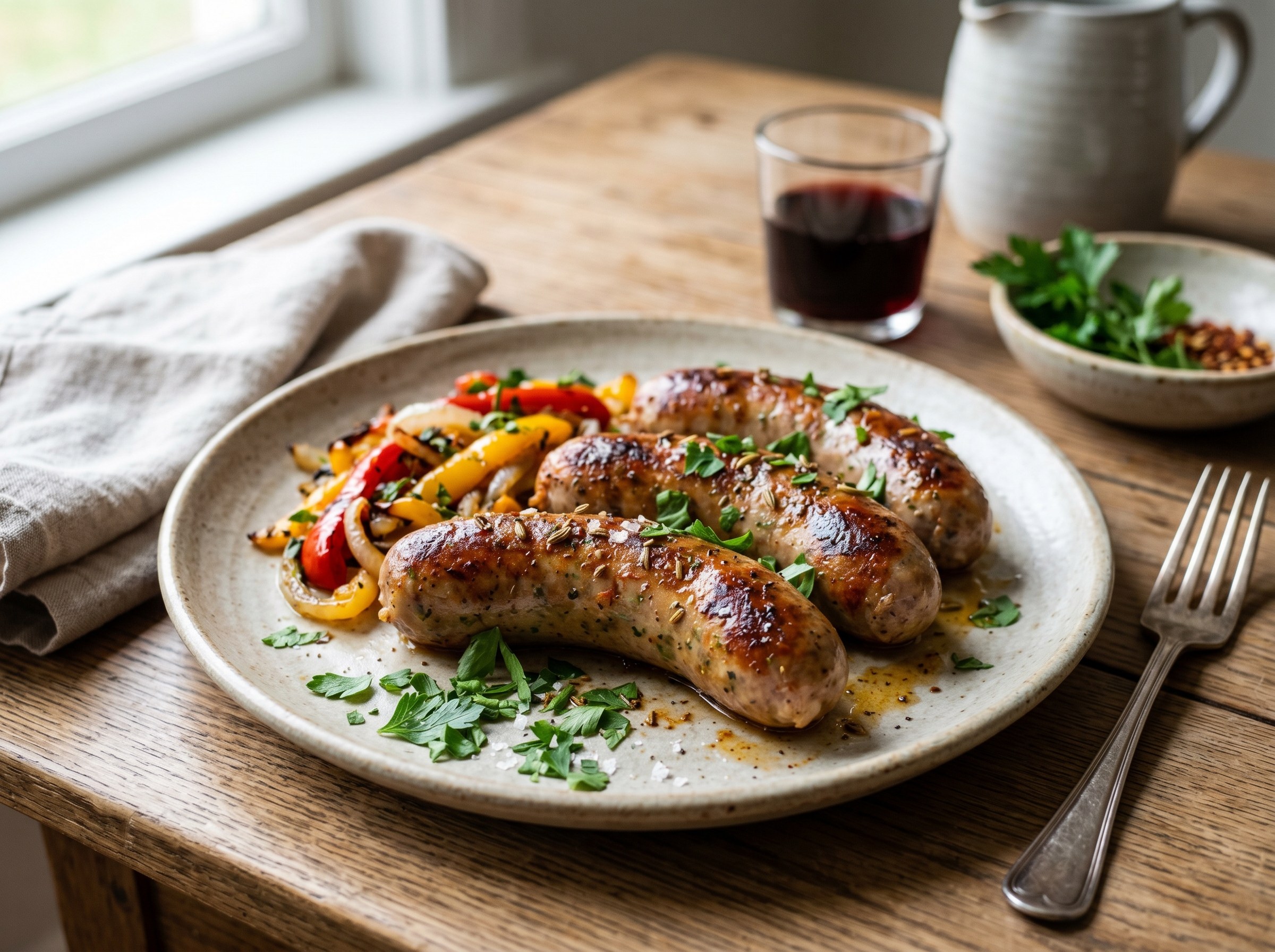 Homemade mild Italian sausage