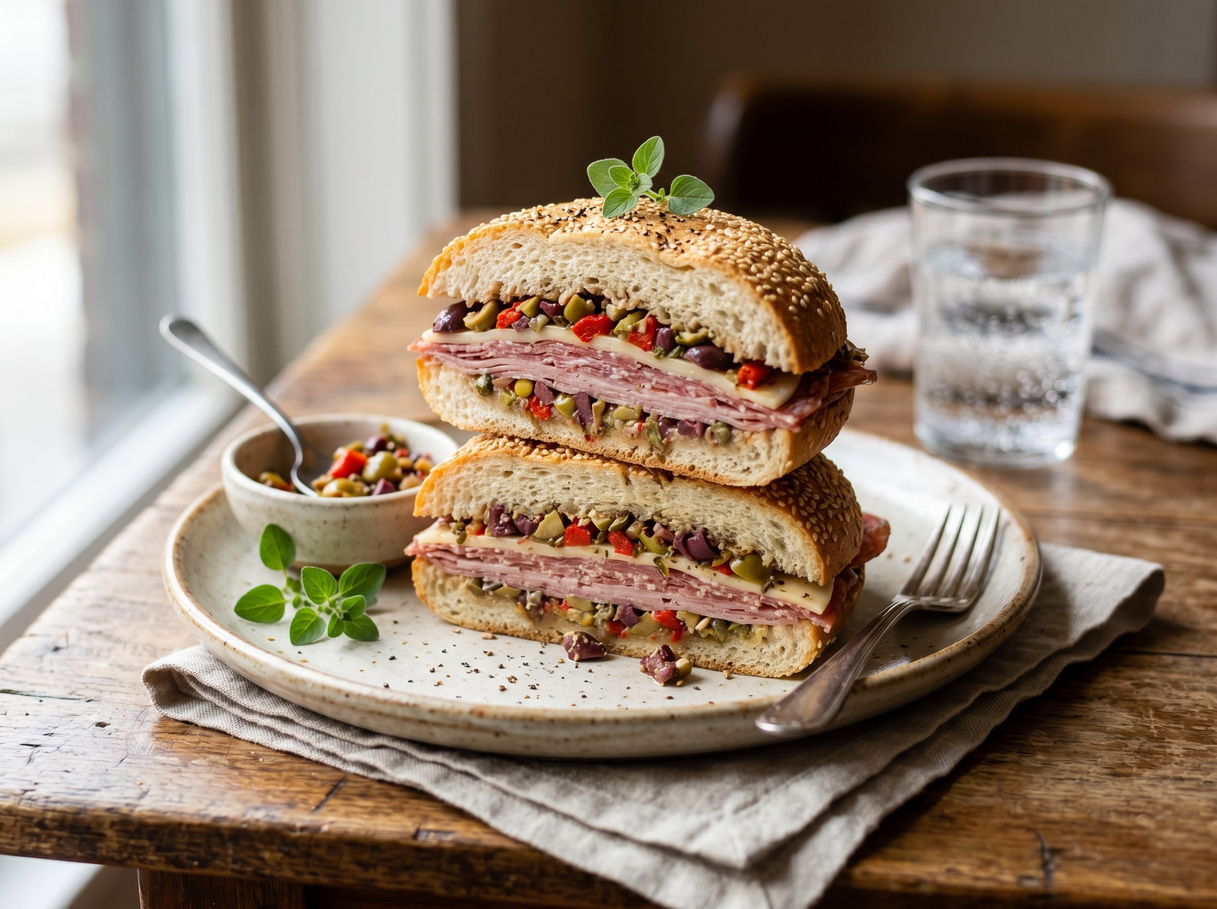 Muffelata sandwitch