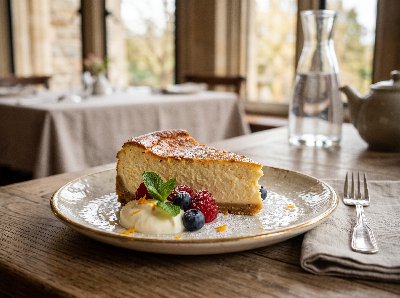 Mount Zion Hotel's hot cheesecake