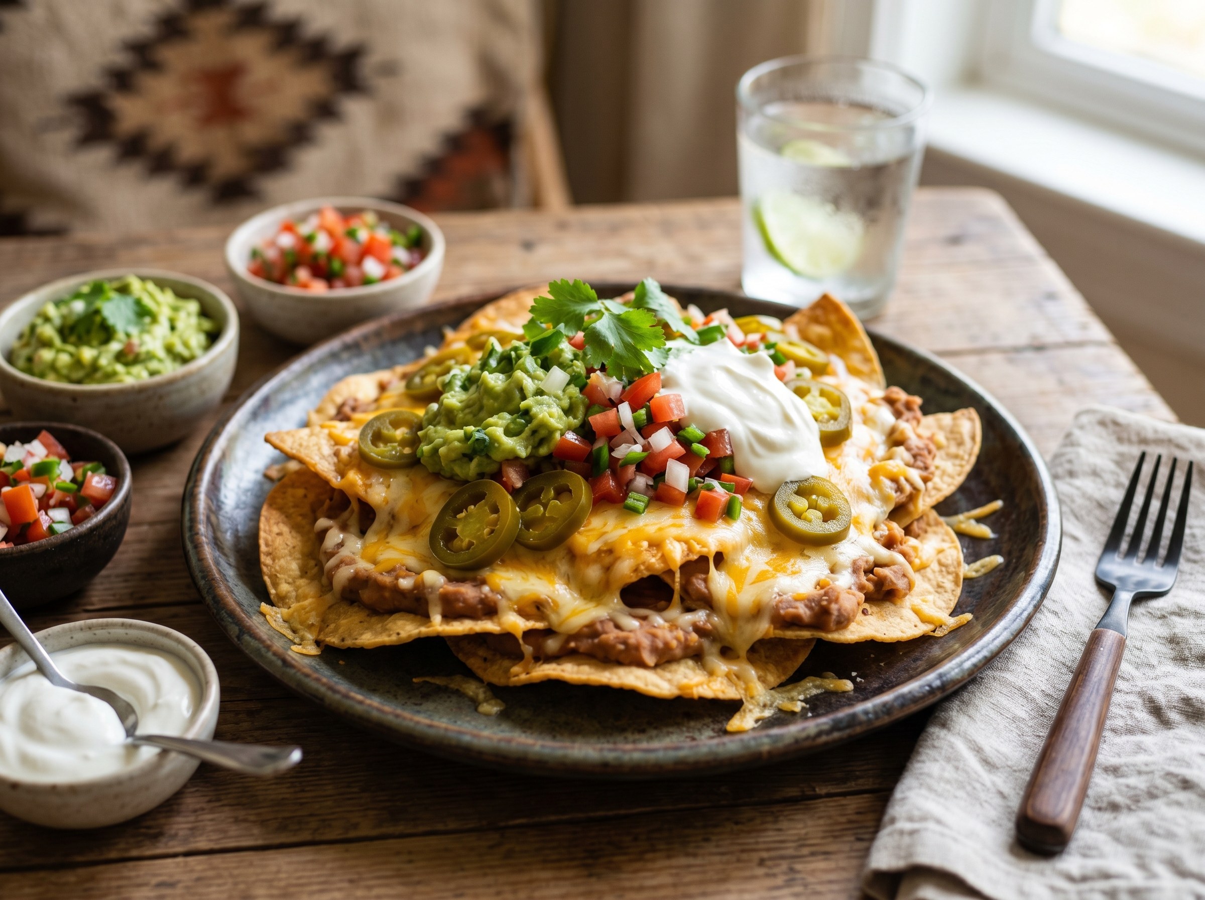 Authentic Tex Mex nachos