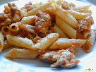 Penne with a chicken tomato sauce
